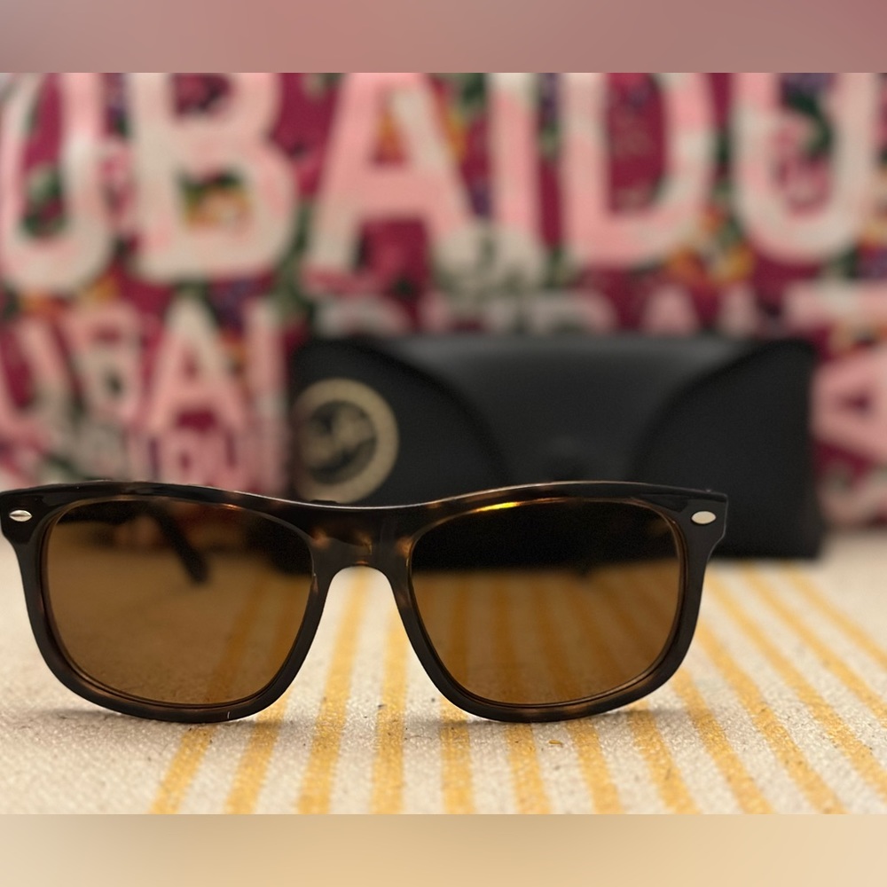 Prescription Ray-Ban RB4226 sunglasses 
Color:Shiny Havana / Dark Brown